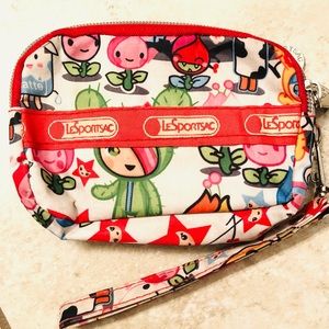 Tokidoki Lesportsac Wristlet Zipper Pouch